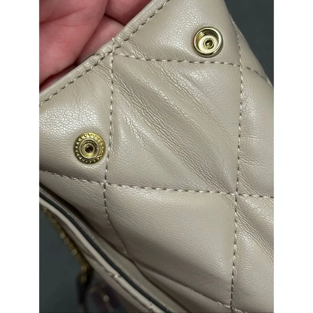 ALDO Quilted Shoulder Tote | Gold Chain Business Casual Handbag
